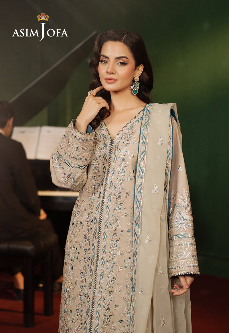 Asim Jofa | Premium Festive | AJPF-29 by Asim Jofa - Designer Dress - Type: Ladies Clothes - Available at Libayah - 100% Original