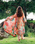 Roheenaz | Garden Veal Printed Lawn 25 | Petal Glaze by Roheenaz - Designer Dress - Type: Ladies Clothes - Available at Libayah - 100% Original