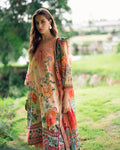 Roheenaz | Garden Veal Printed Lawn 25 | Petal Glaze by Roheenaz - Designer Dress - Type: Ladies Clothes - Available at Libayah - 100% Original