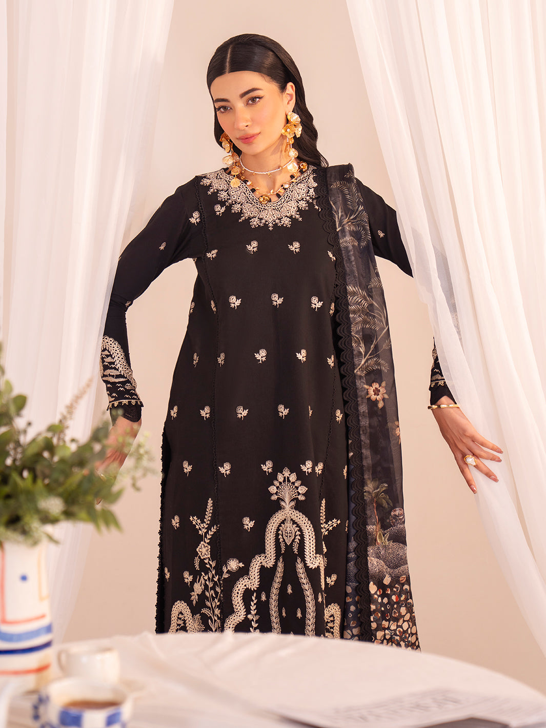 Faiza Faisal | Celine Eid 25 | ADELE by Faiza Faisal - Designer Dress - Type: Ladies Clothes - Available at Libayah - 100% Original