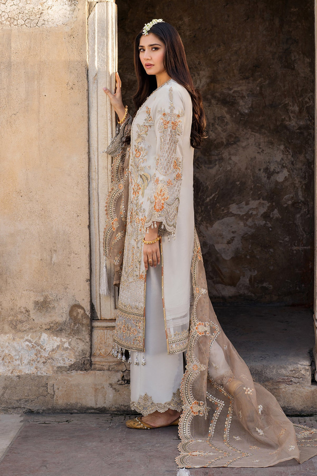Imrozia Premium | Meeras Luxury Eid 25 | I-223 NEELAM by Imrozia Premium - Designer Dress - Type: Ladies Clothes - Available at Libayah - 100% Original