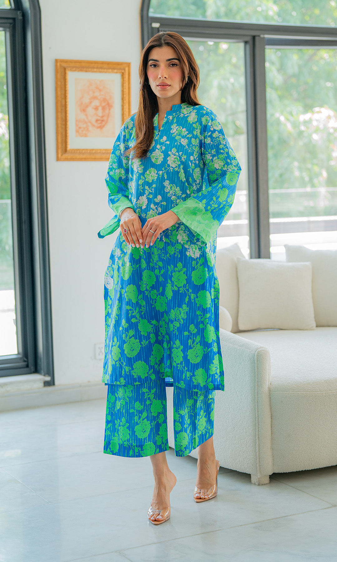 Sahar | Selene Vol 2 | Electric Bloom by Sahar - Designer Dress - Type: Ladies Clothes - Available at Libayah - 100% Original