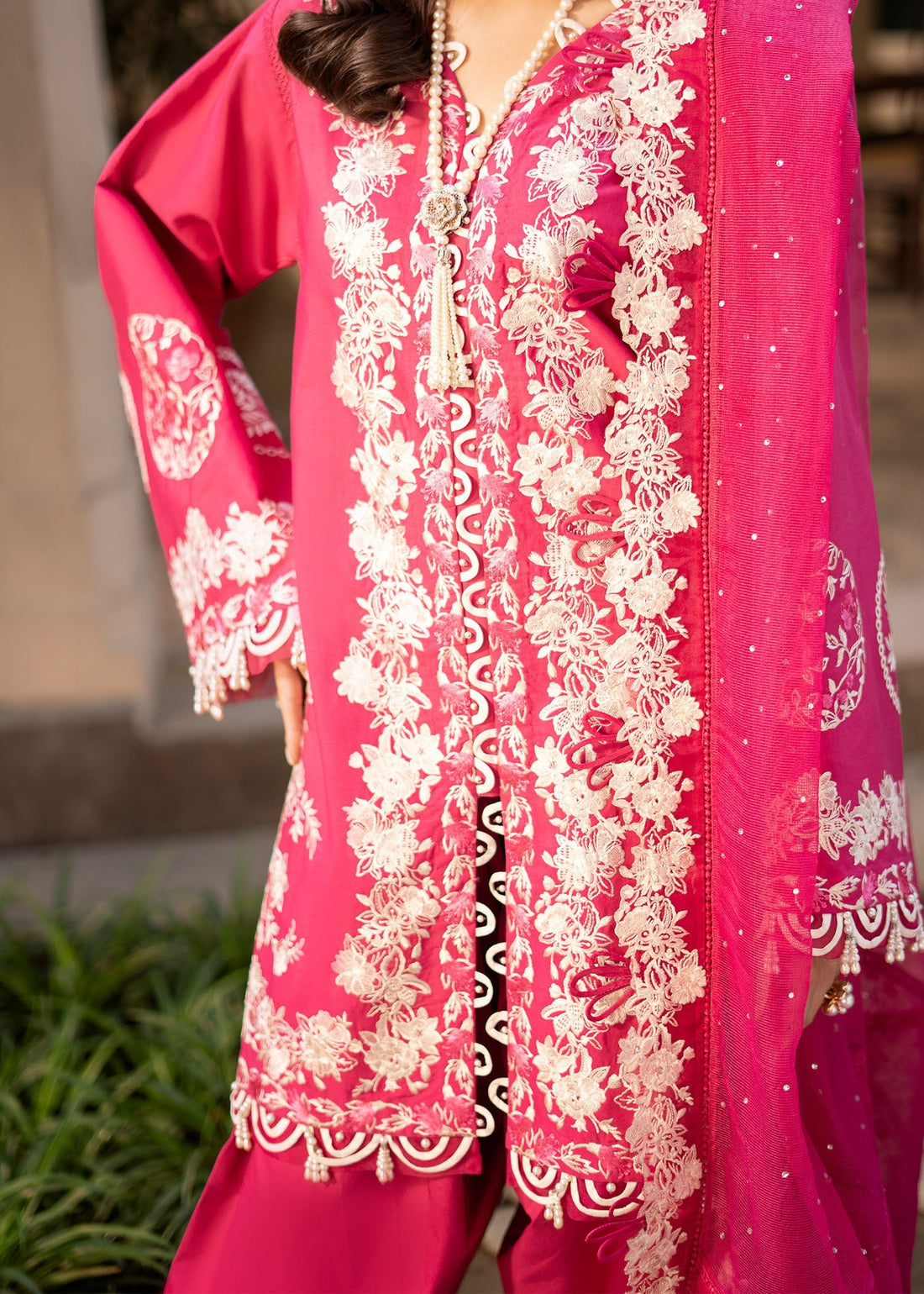 Fozia Khalid | Blossom Festive Lawn 25 | Peonies by Fozia Khalid - Designer Dress - Type: Ladies Clothes - Available at Libayah - 100% Original