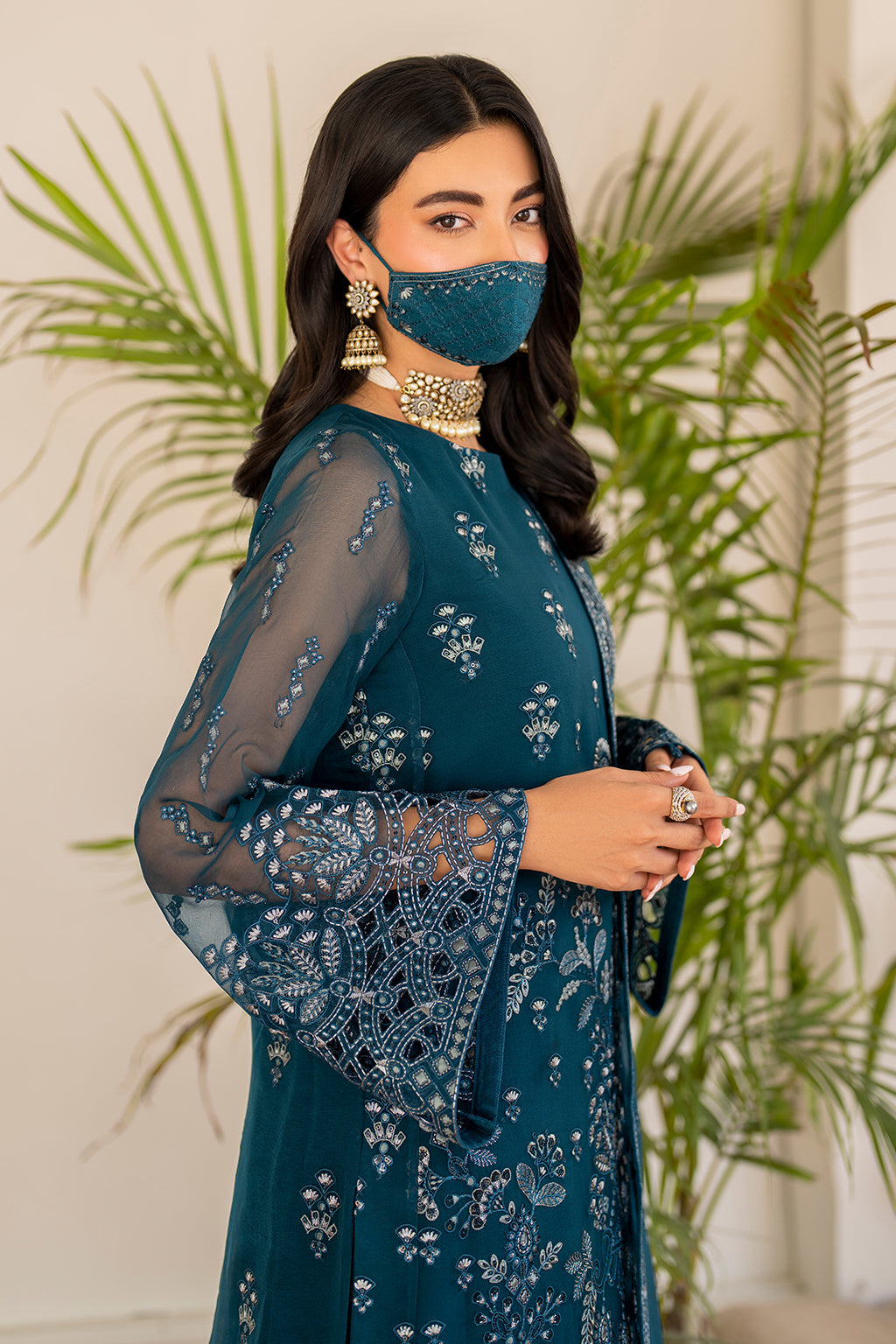 Flossie | Naqsh Formals | S-1410 by Flossie - Designer Dress - Type: Ladies Clothes - Available at Libayah - 100% Original