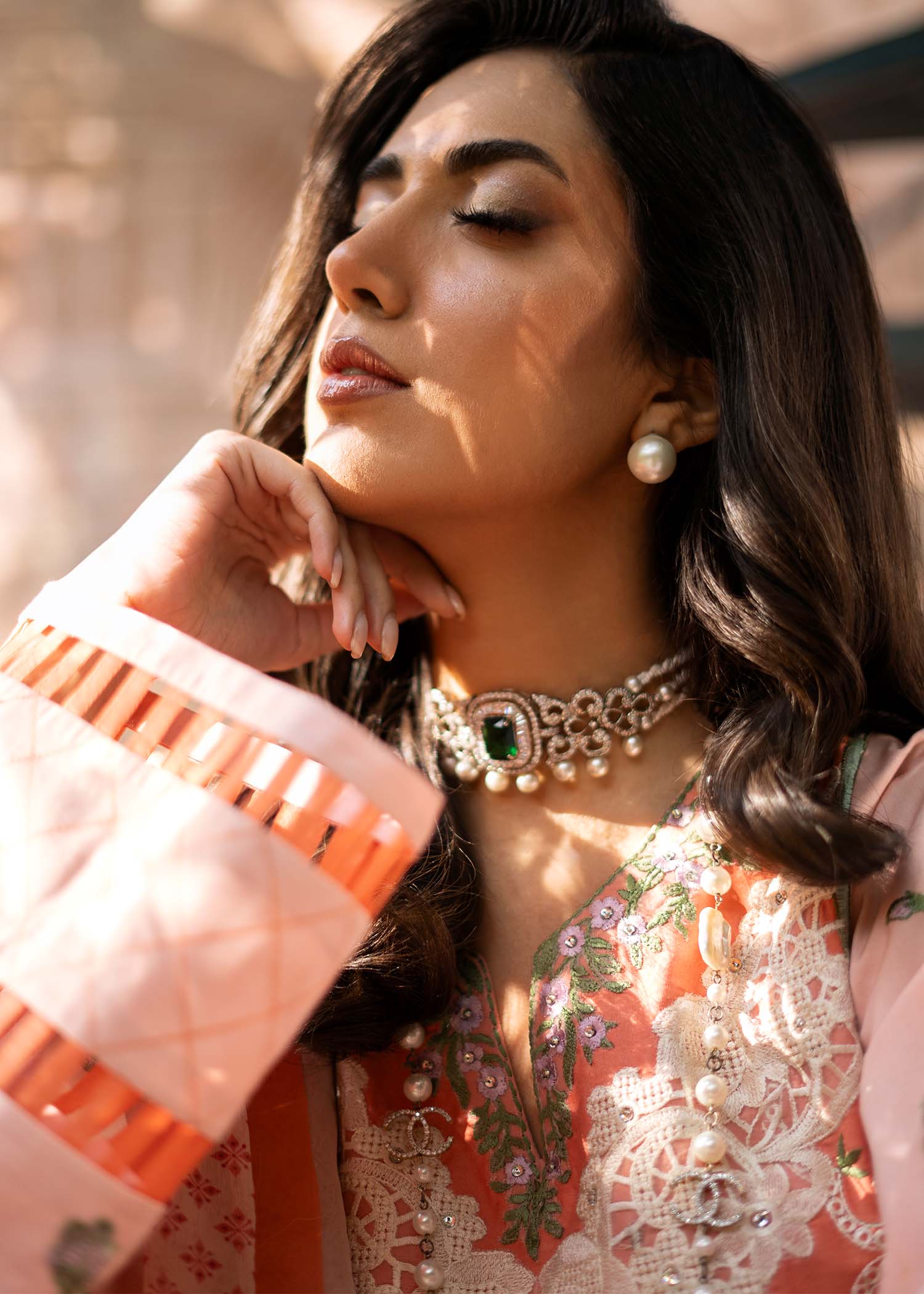 Fozia Khalid | Blossom Festive Lawn 25 | Zinnia by Fozia Khalid - Designer Dress - Type: Ladies Clothes - Available at Libayah - 100% Original