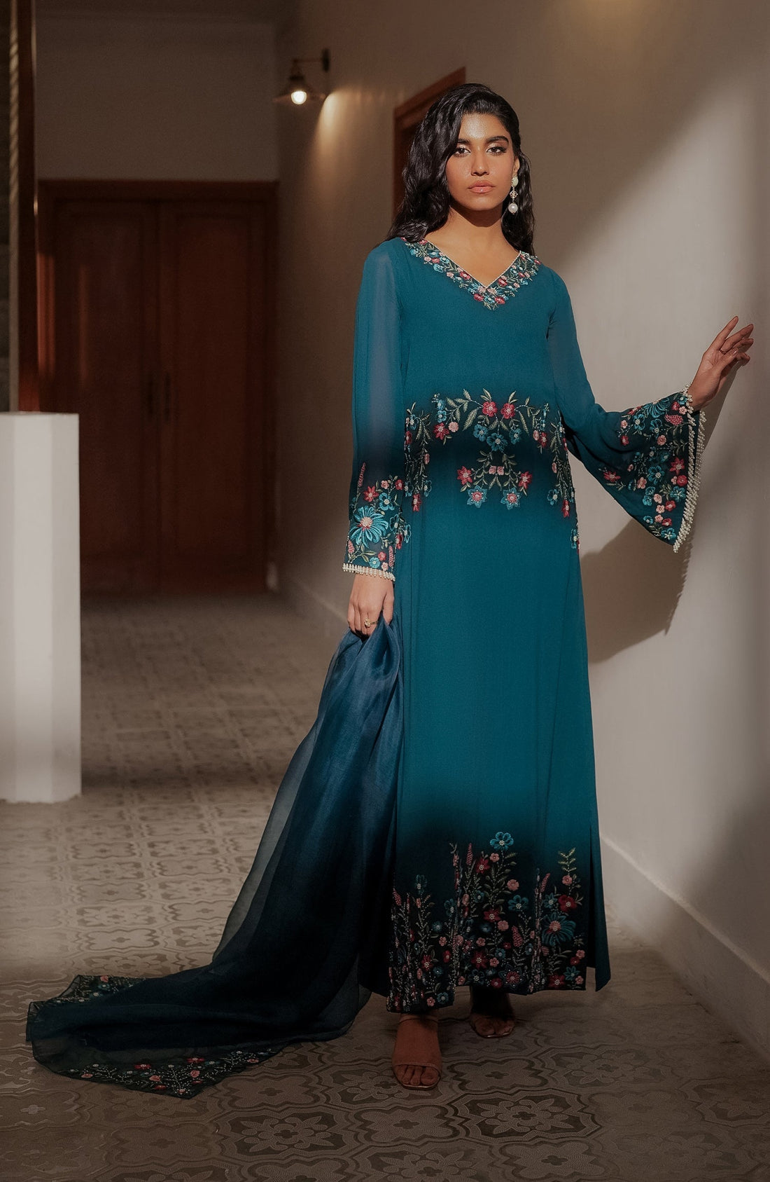Caia | Luxury Eid Edits 25 | FLORA GRACE by Caia - Designer Dress - Type: Ladies Clothes - Available at Libayah - 100% Original