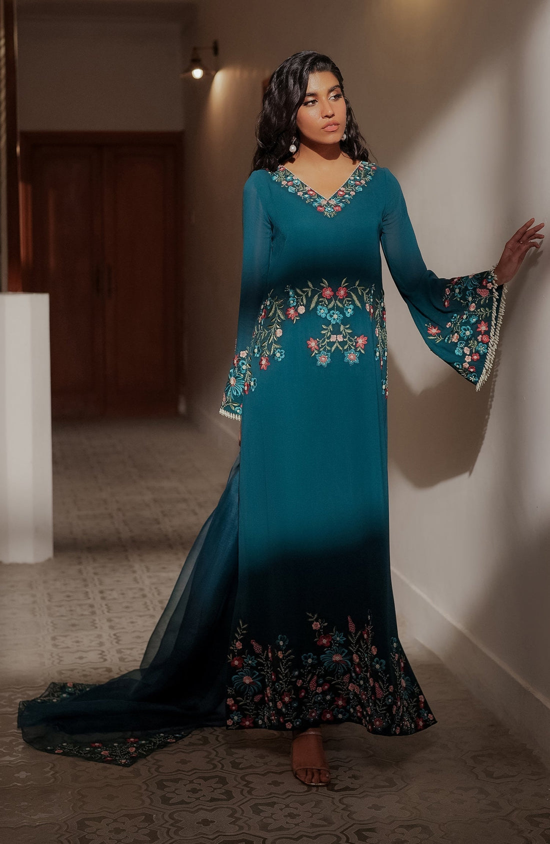 Caia | Luxury Eid Edits 25 | FLORA GRACE by Caia - Designer Dress - Type: Ladies Clothes - Available at Libayah - 100% Original