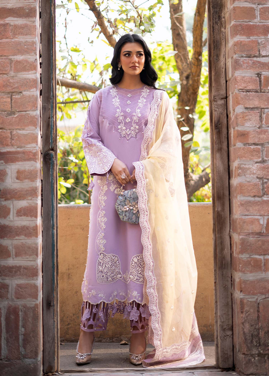 Fozia Khalid | Blossom Festive Lawn 25 | Iris by Fozia Khalid - Designer Dress - Type: Ladies Clothes - Available at Libayah - 100% Original