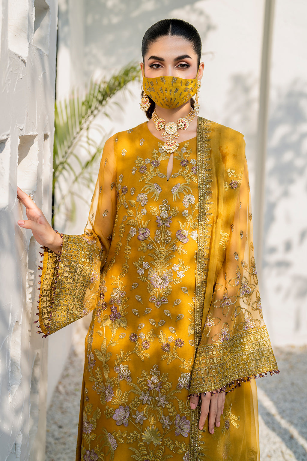 Flossie | Naqsh Formals | S-1404 (A) by Flossie - Designer Dress - Type: Ladies Clothes - Available at Libayah - 100% Original