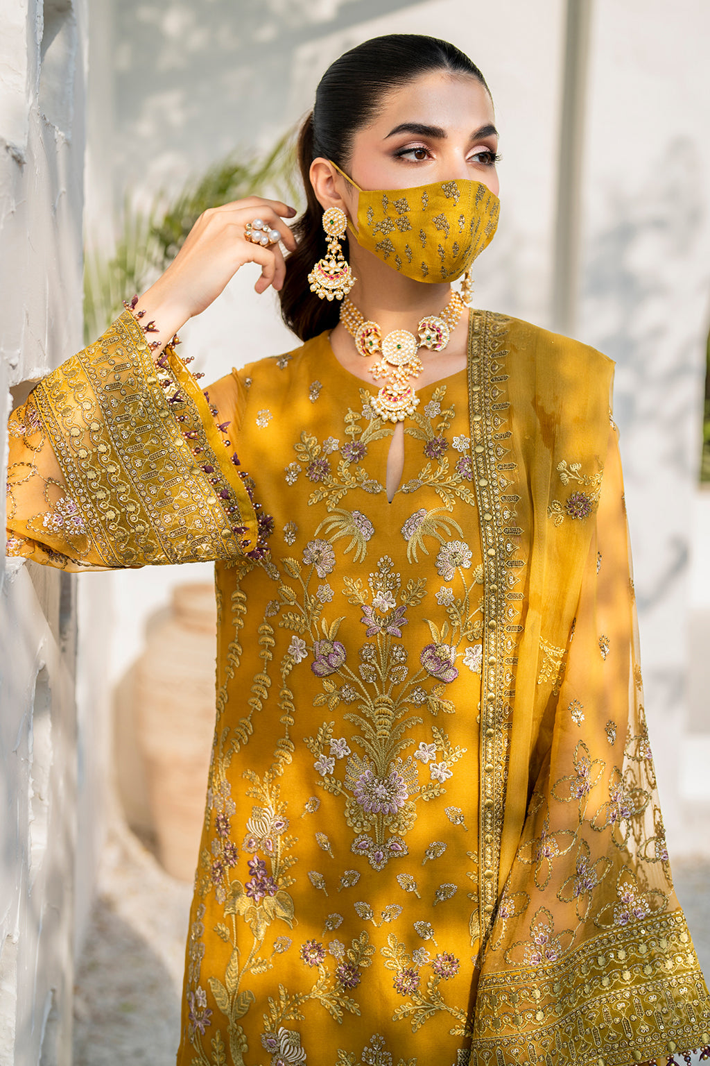 Flossie | Naqsh Formals | S-1404 (A) by Flossie - Designer Dress - Type: Ladies Clothes - Available at Libayah - 100% Original