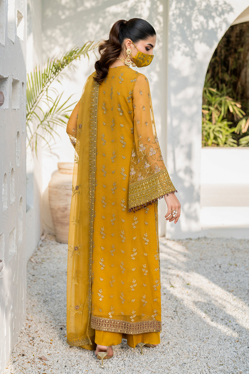 Flossie | Naqsh Formals | S-1404 (A) by Flossie - Designer Dress - Type: Ladies Clothes - Available at Libayah - 100% Original