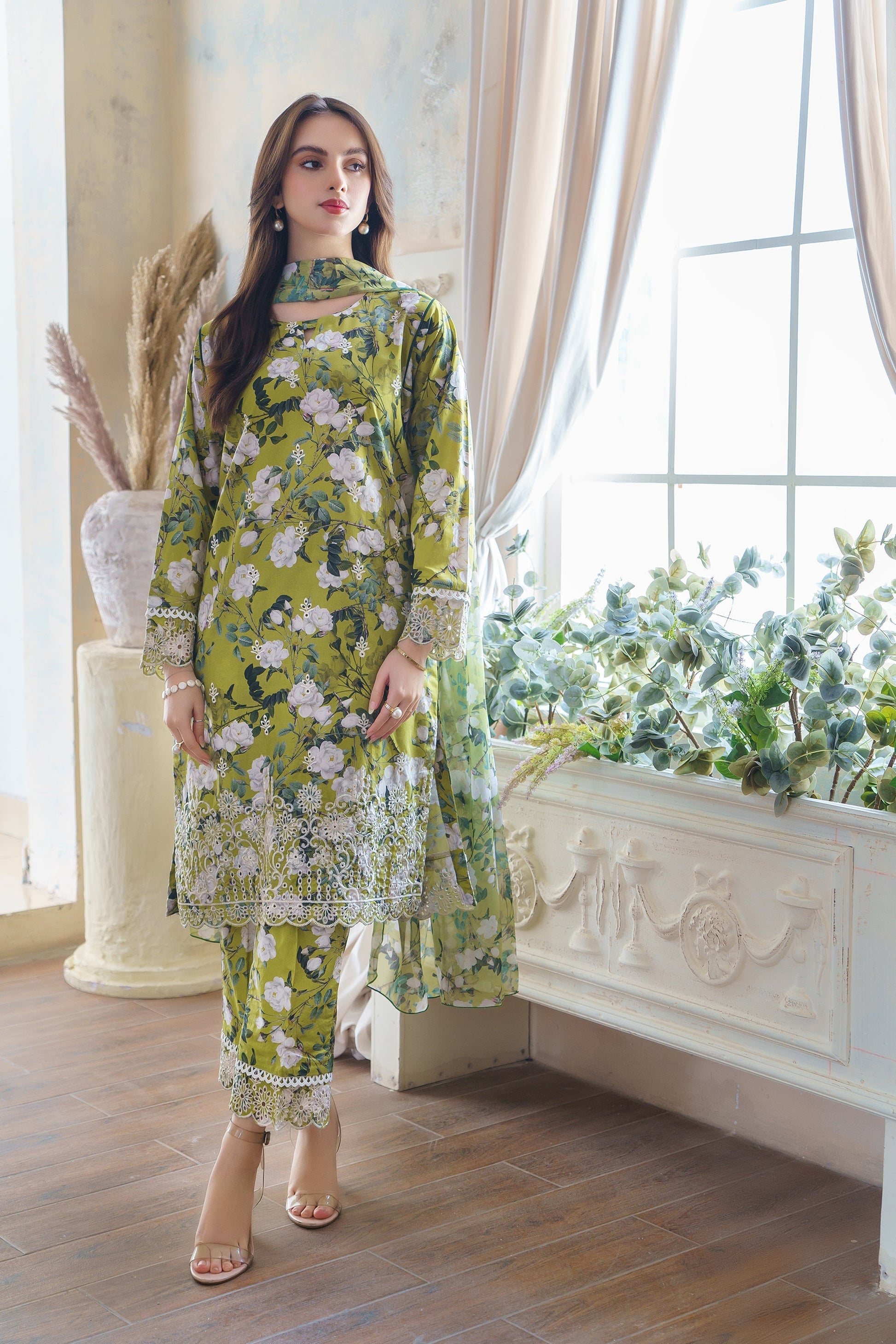Hana | Floral Symphony | Celestial Elegance by Hana - Designer Dress - Type: Ladies Clothes - Available at Libayah - 100% Original
