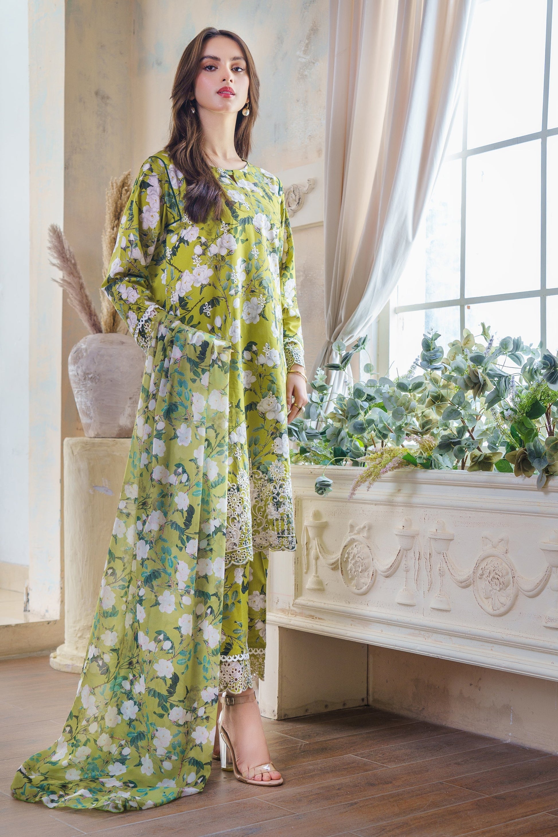 Hana | Floral Symphony | Celestial Elegance by Hana - Designer Dress - Type: Ladies Clothes - Available at Libayah - 100% Original