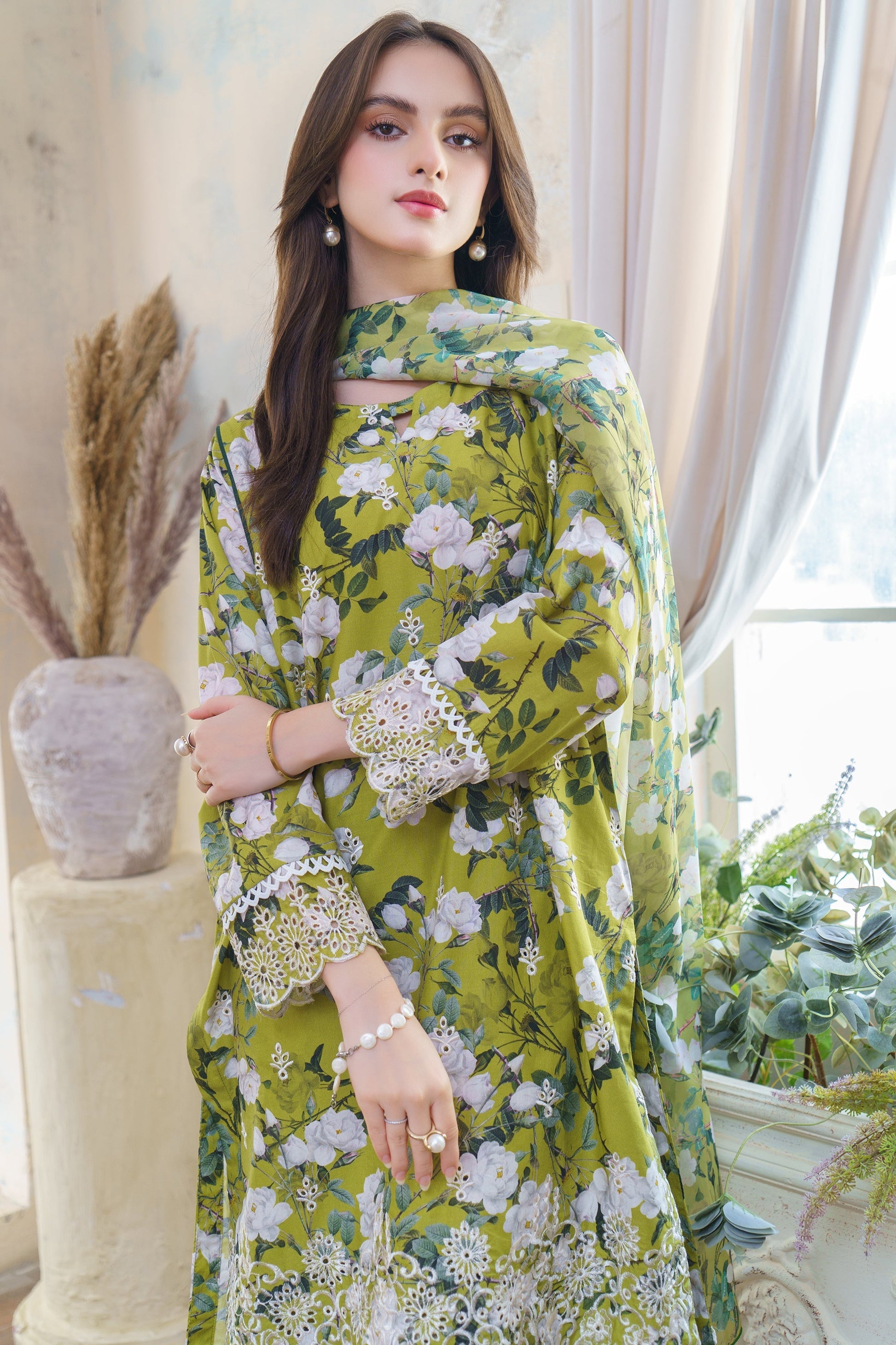 Hana | Floral Symphony | Celestial Elegance by Hana - Designer Dress - Type: Ladies Clothes - Available at Libayah - 100% Original