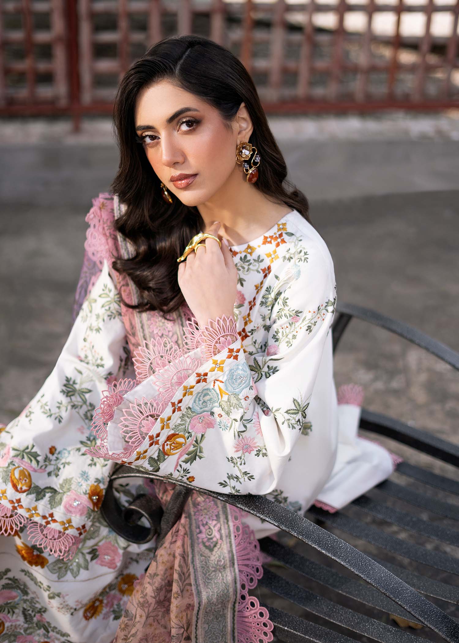 Fozia Khalid | Blossom Festive Lawn 25 | Lilly by Fozia Khalid - Designer Dress - Type: Ladies Clothes - Available at Libayah - 100% Original