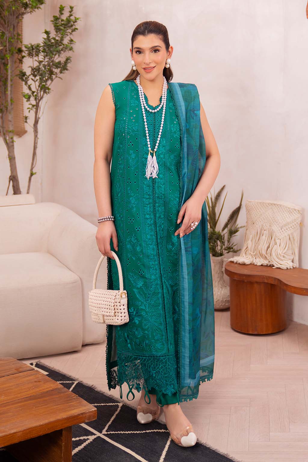 Neeshay | Symphony Luxury Lawn | ZING by Neeshay - Designer Dress - Type: Ladies Clothes - Available at Libayah - 100% Original