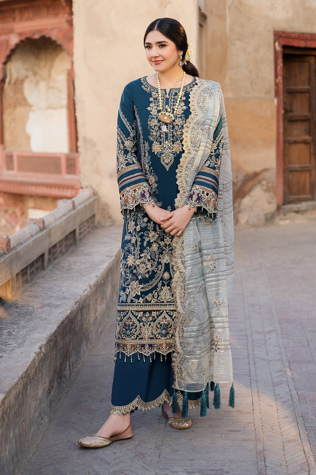 Imrozia Premium | Meeras Luxury Eid 25 | I-223 NEELAM by Imrozia Premium - Designer Dress - Type: Ladies Clothes - Available at Libayah - 100% Original