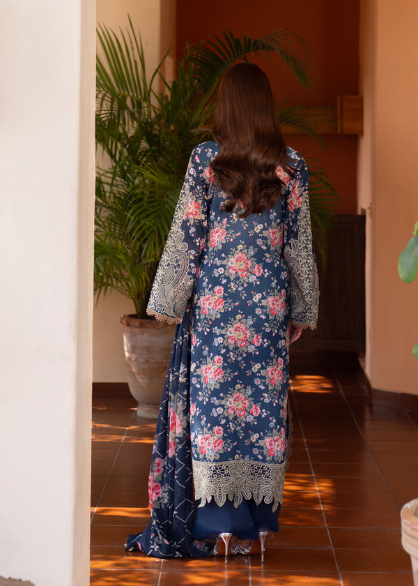 Myeesha | Lamhay Luxury Lawn 25 | Zohra by Myeesha - Designer Dress - Type: Ladies Clothes - Available at Libayah - 100% Original