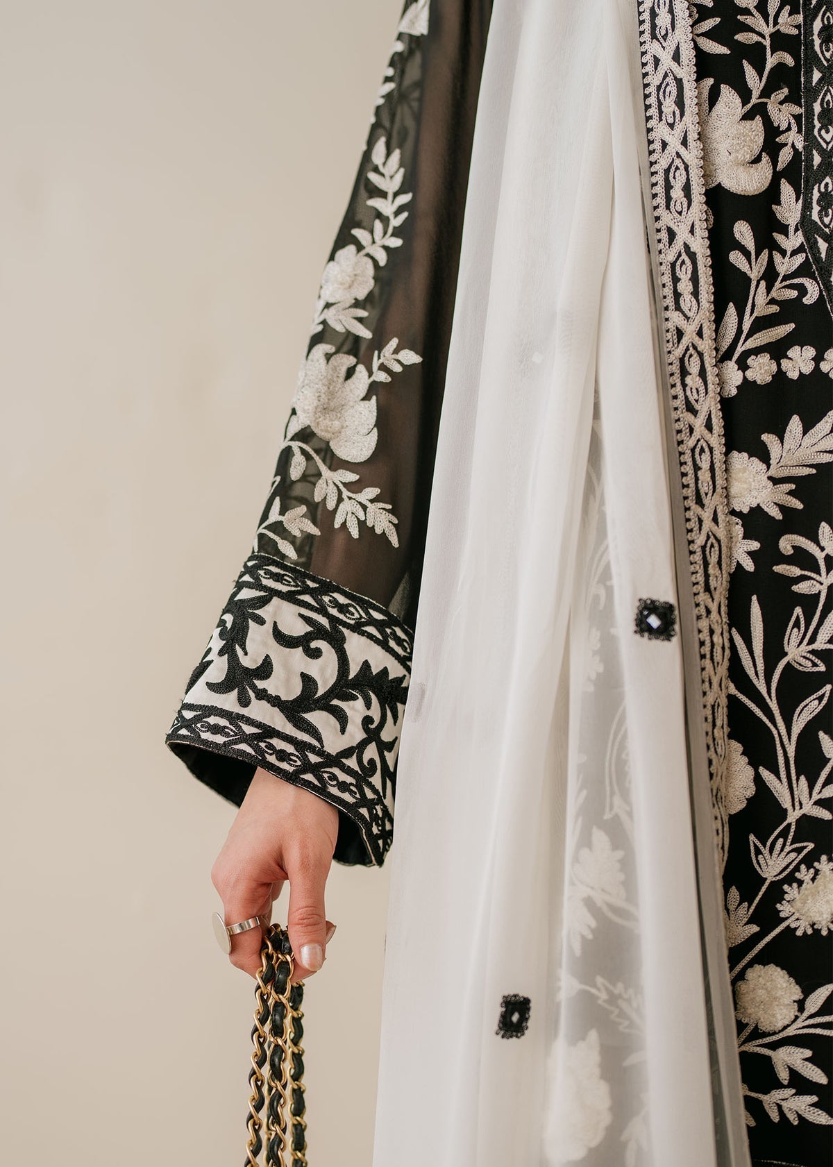 Mahgul | Samara Pret | Onyx Jewel by Mahgul - Designer Dress - Type: Ladies Clothes - Available at Libayah - 100% Original