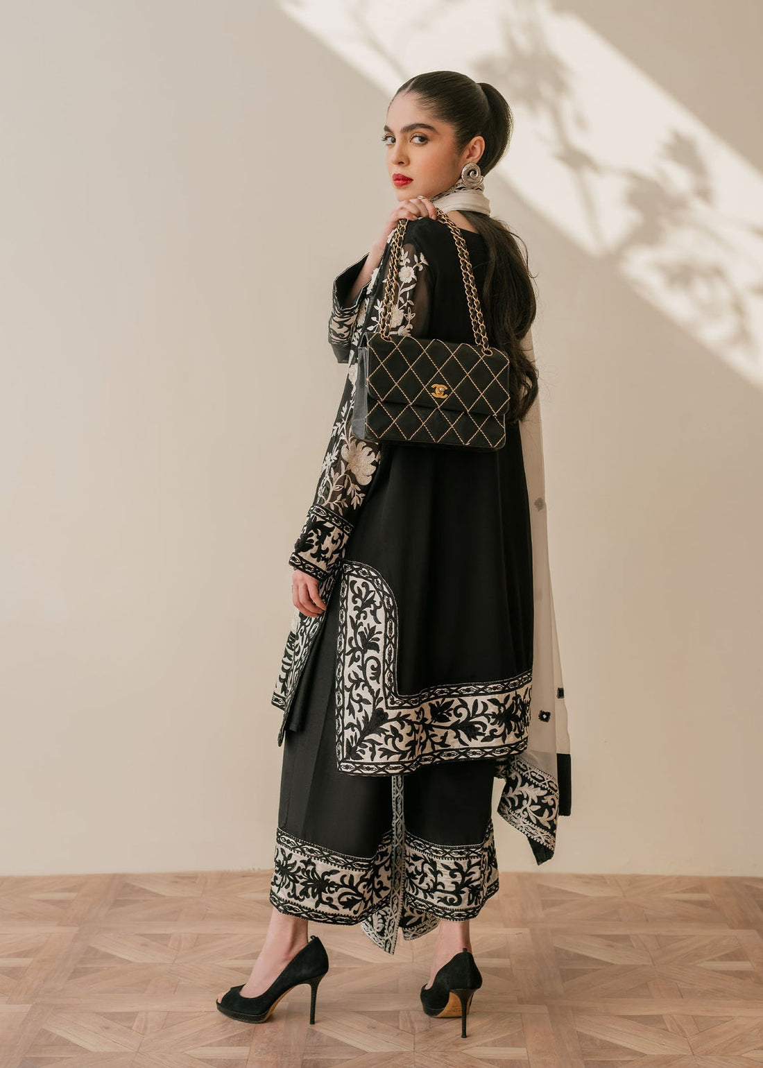 Mahgul | Samara Pret | Onyx Jewel by Mahgul - Designer Dress - Type: Ladies Clothes - Available at Libayah - 100% Original
