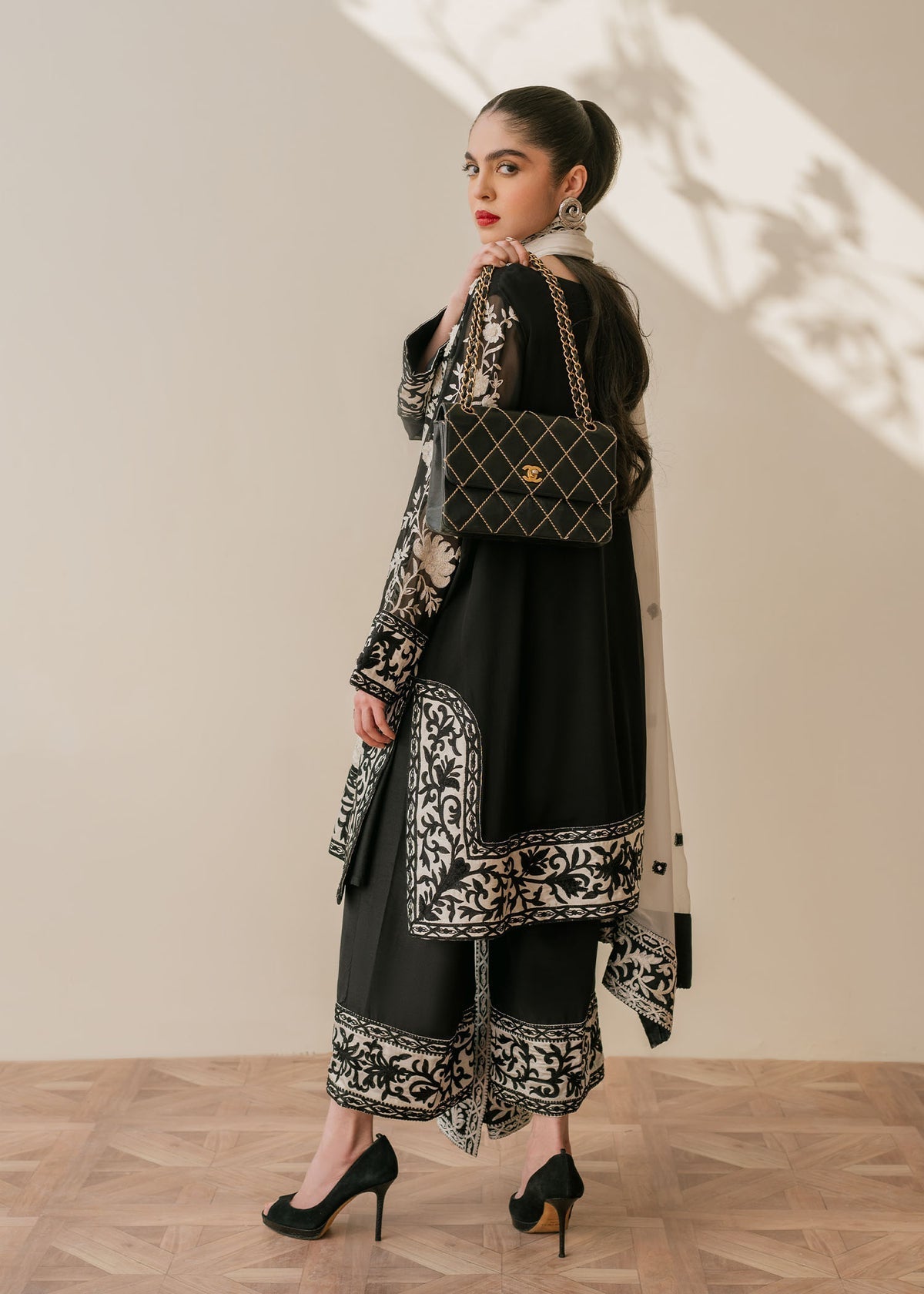 Mahgul | Samara Pret | Onyx Jewel by Mahgul - Designer Dress - Type: Ladies Clothes - Available at Libayah - 100% Original