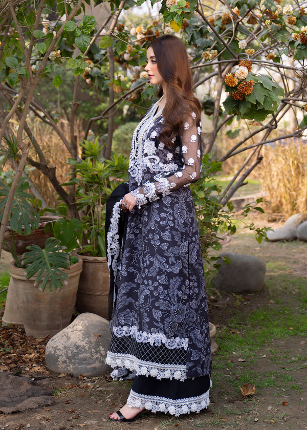 Myeesha | Lamhay Luxury Lawn 25 | Chandni by Myeesha - Designer Dress - Type: Ladies Clothes - Available at Libayah - 100% Original