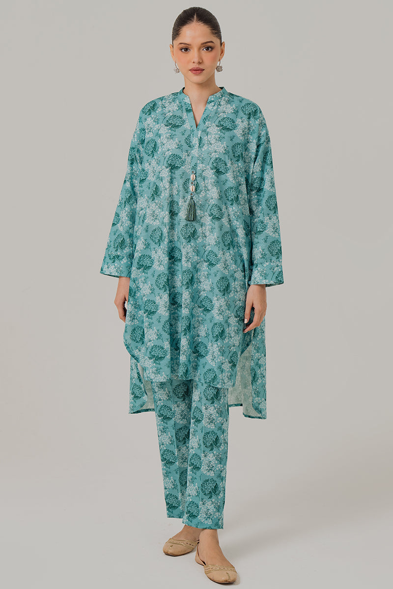 Cross Stitch | Daily Wear | MINT BLUE by Cross Stitch - Designer Dress - Type: Casuals - Available at Libayah - 100% Original