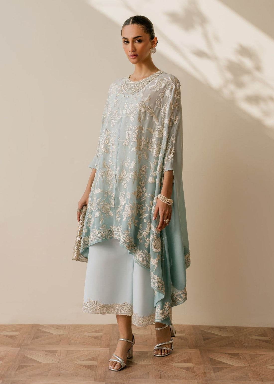 Mahgul | Samara Pret | Sea Pearl by Mahgul - Designer Dress - Type: Ladies Clothes - Available at Libayah - 100% Original