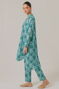 Cross Stitch | Daily Wear | MINT BLUE by Cross Stitch - Designer Dress - Type: Casuals - Available at Libayah - 100% Original