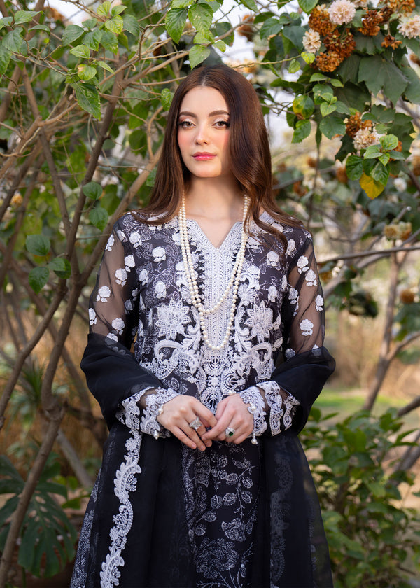 Myeesha | Lamhay Luxury Lawn 25 | Chandni by Myeesha - Designer Dress - Type: Ladies Clothes - Available at Libayah - 100% Original