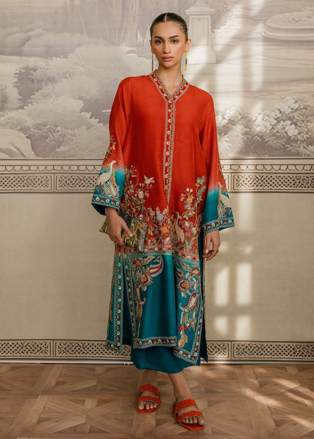 Mahgul | Samara Pret | Jade Sun by Mahgul - Designer Dress - Type: Ladies Clothes - Available at Libayah - 100% Original