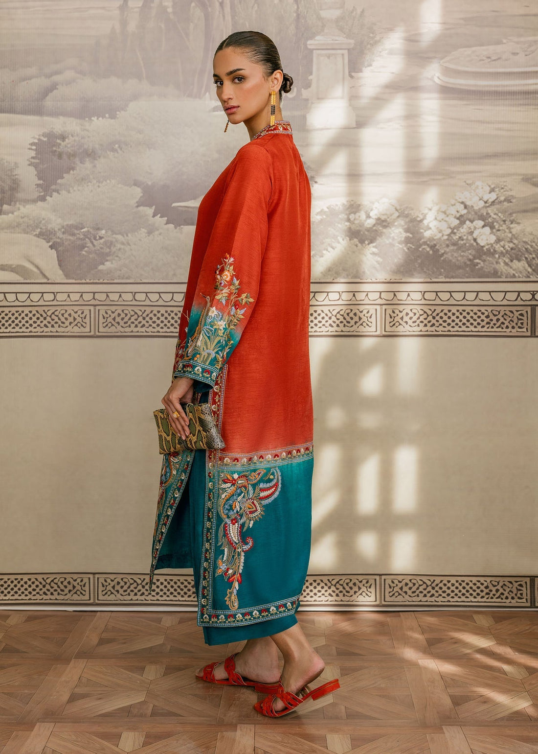 Mahgul | Samara Pret | Jade Sun by Mahgul - Designer Dress - Type: Ladies Clothes - Available at Libayah - 100% Original