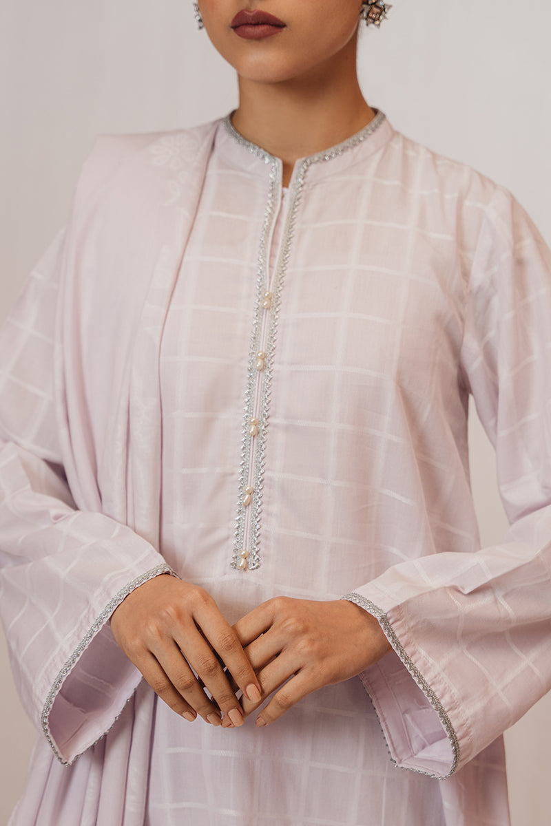 Cross Stitch | Daily Wear | FAIR LILAC by Cross Stitch - Designer Dress - Type: Casuals - Available at Libayah - 100% Original