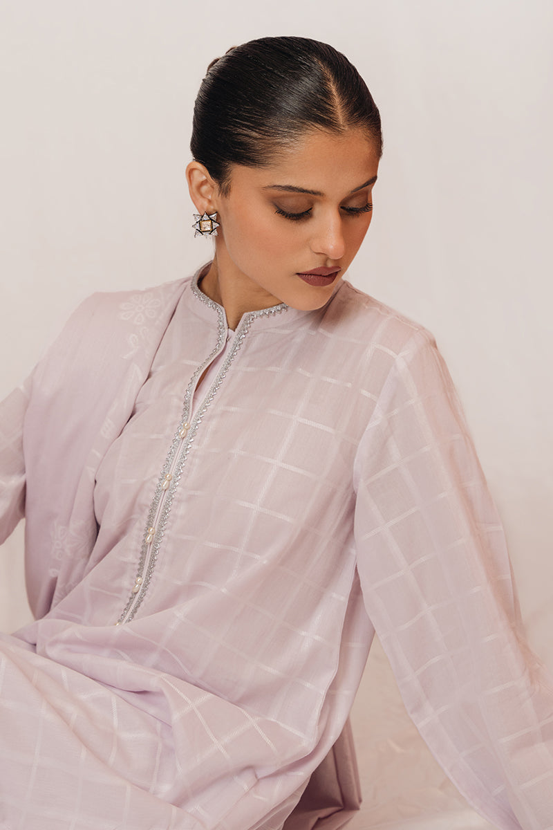 Cross Stitch | Daily Wear | FAIR LILAC by Cross Stitch - Designer Dress - Type: Casuals - Available at Libayah - 100% Original