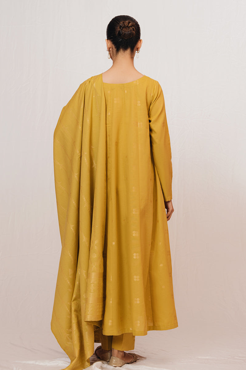 Cross Stitch | Daily Wear | MUSTARD SPECK by Cross Stitch - Designer Dress - Type: Casuals - Available at Libayah - 100% Original