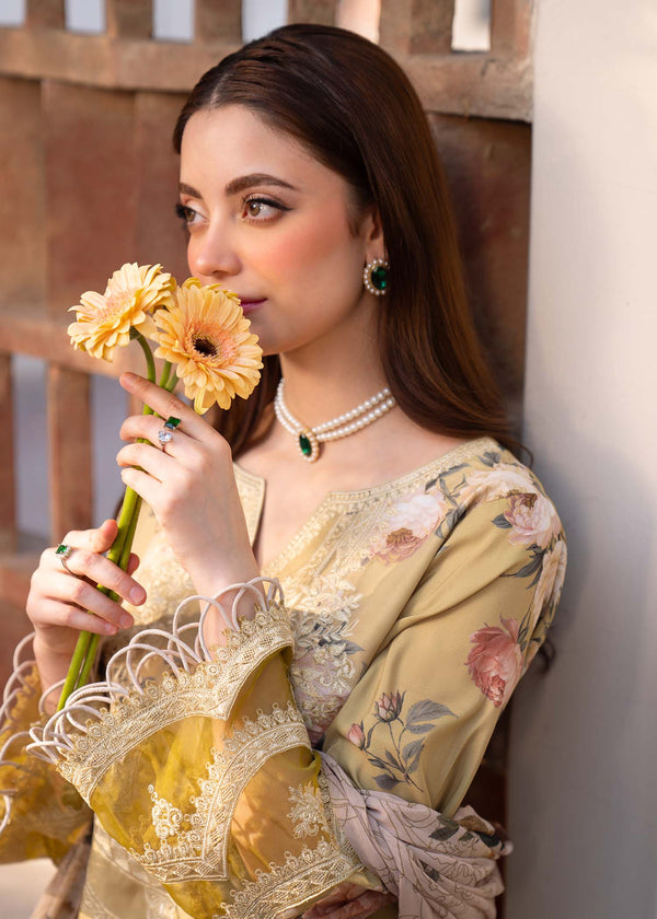 Myeesha | Lamhay Luxury Lawn 25 | Zarnish by Myeesha - Designer Dress - Type: Ladies Clothes - Available at Libayah - 100% Original