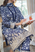 Hana | Floral Symphony | Blue Serenity by Hana - Designer Dress - Type: Ladies Clothes - Available at Libayah - 100% Original