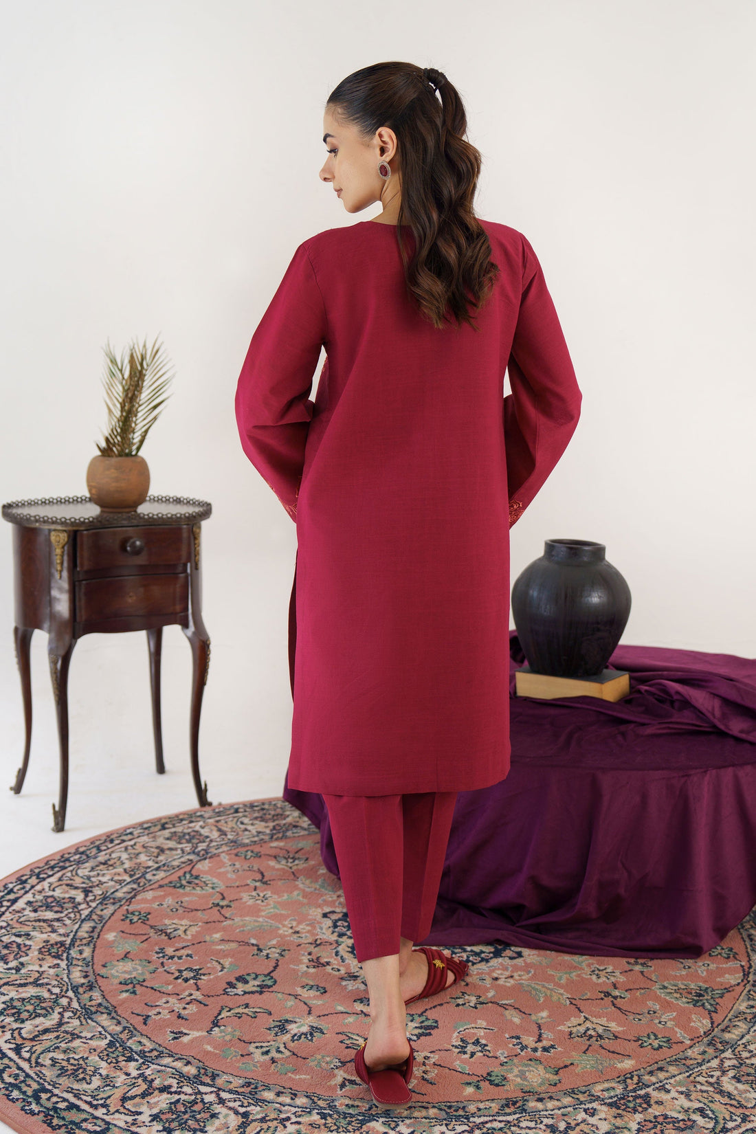 Hana | Garnished Dresses | Dilara by Hana - Designer Dress - Type: Ladies Clothes - Available at Libayah - 100% Original