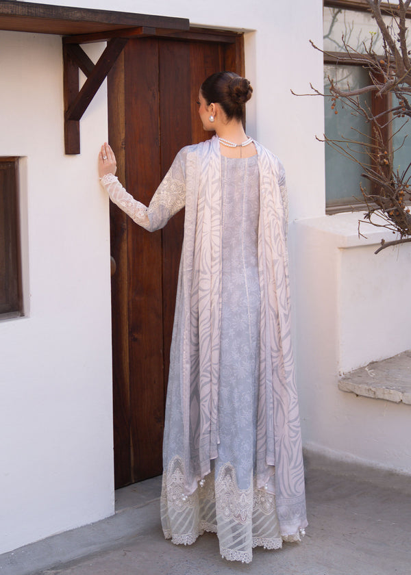 Myeesha | Lamhay Luxury Lawn 25 | Aabroo by Myeesha - Designer Dress - Type: Ladies Clothes - Available at Libayah - 100% Original