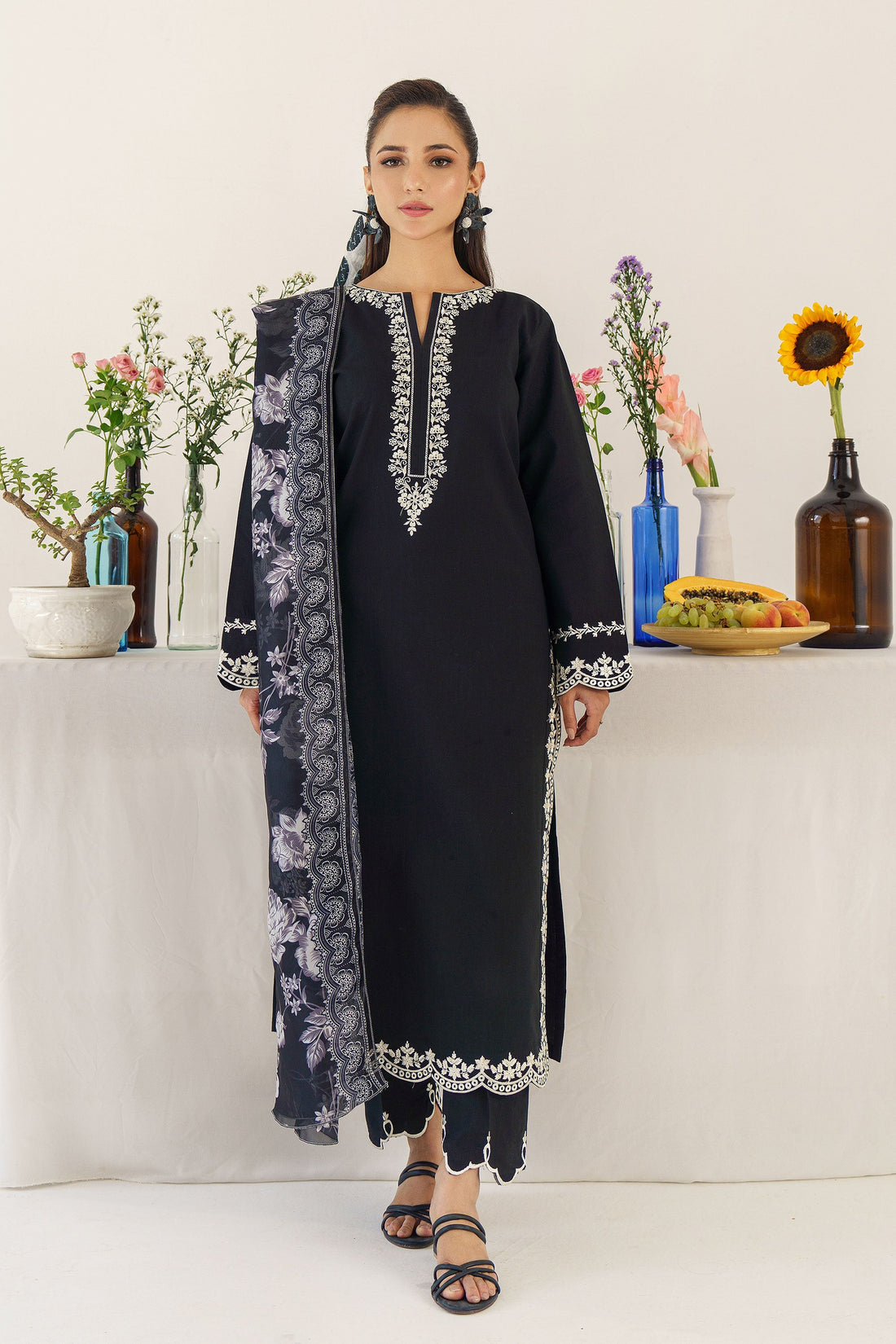 Hana | Garnished Dresses | Sevda by Hana - Designer Dress - Type: Ladies Clothes - Available at Libayah - 100% Original