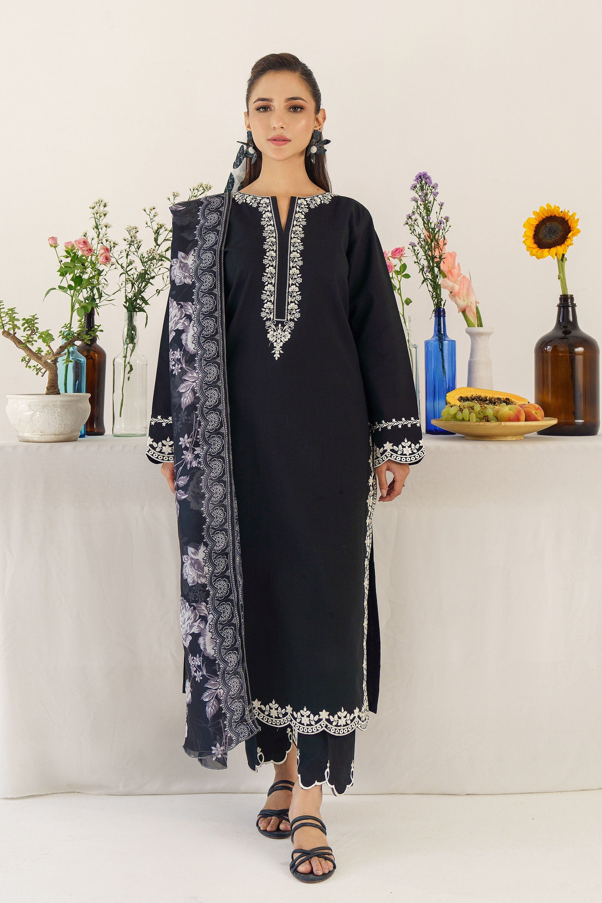 Hana | Garnished Dresses | Sevda by Hana - Designer Dress - Type: Ladies Clothes - Available at Libayah - 100% Original