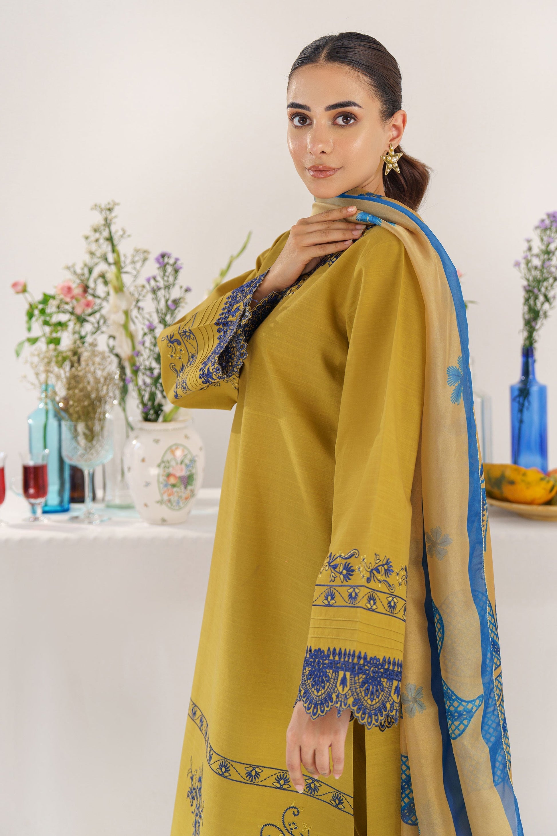 Hana | Garnished Dresses | Ruya by Hana - Designer Dress - Type: Ladies Clothes - Available at Libayah - 100% Original