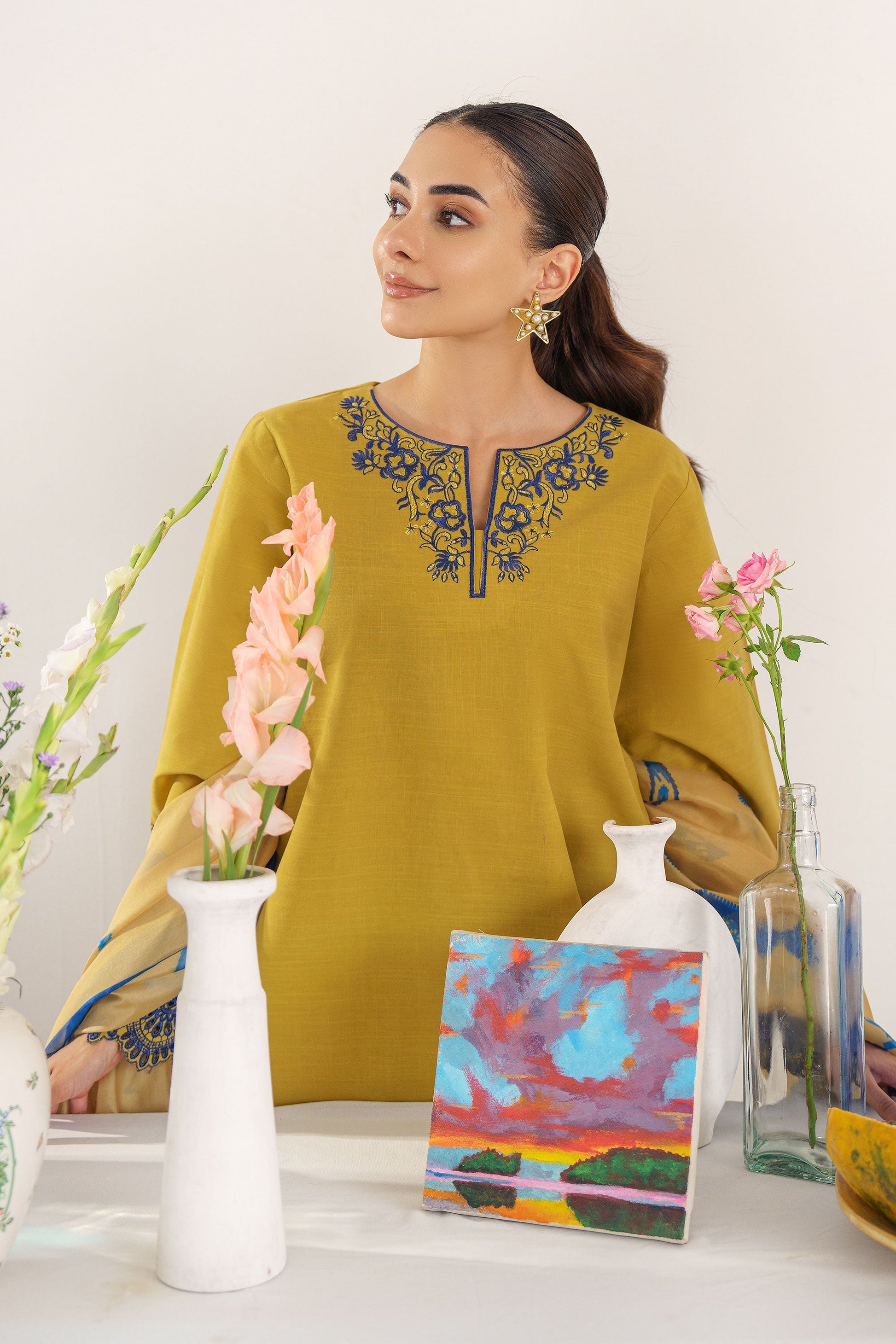 Hana | Garnished Dresses | Ruya by Hana - Designer Dress - Type: Ladies Clothes - Available at Libayah - 100% Original