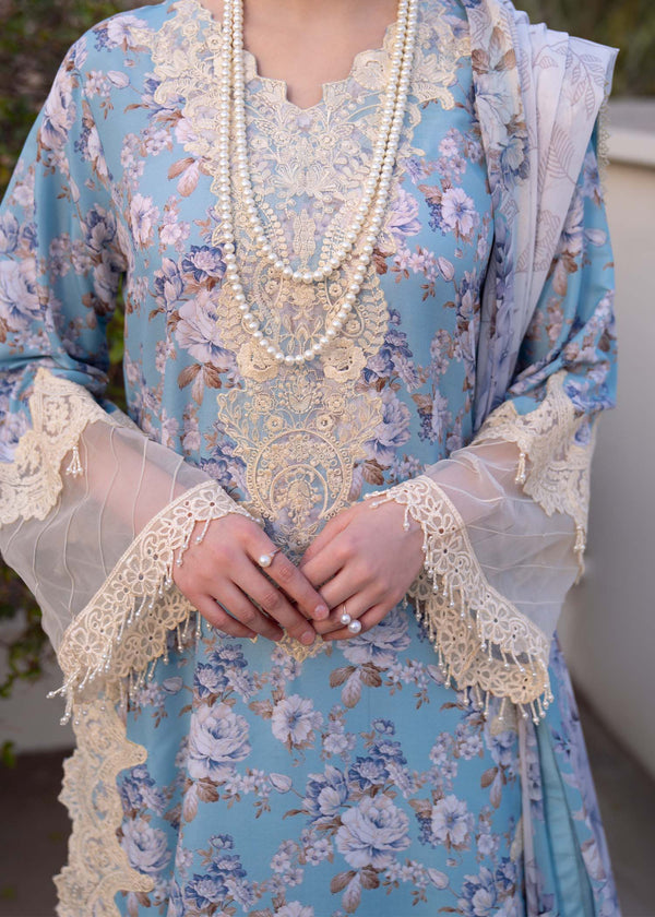 Myeesha | Lamhay Luxury Lawn 25 | Shabnam by Myeesha - Designer Dress - Type: Ladies Clothes - Available at Libayah - 100% Original