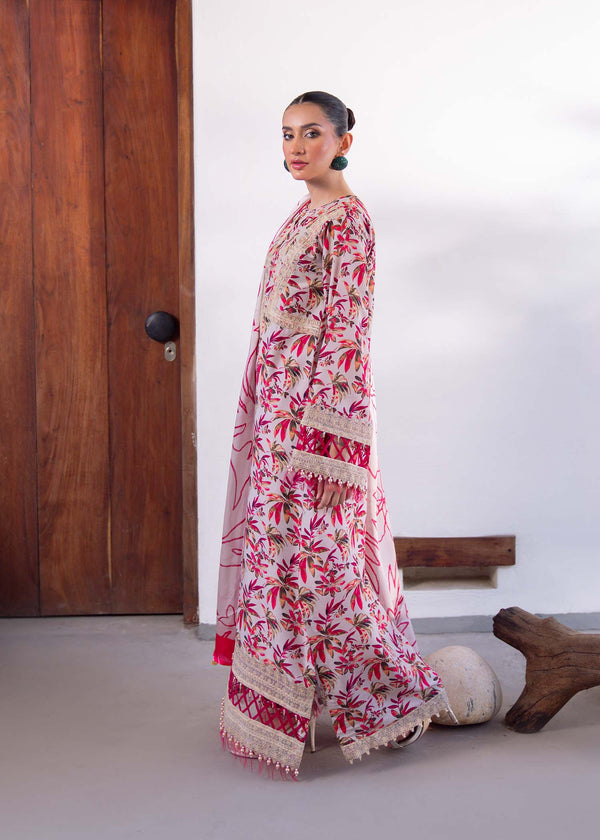 Myeesha | Lamhay Luxury Lawn 25 | Gulab by Myeesha - Designer Dress - Type: Ladies Clothes - Available at Libayah - 100% Original