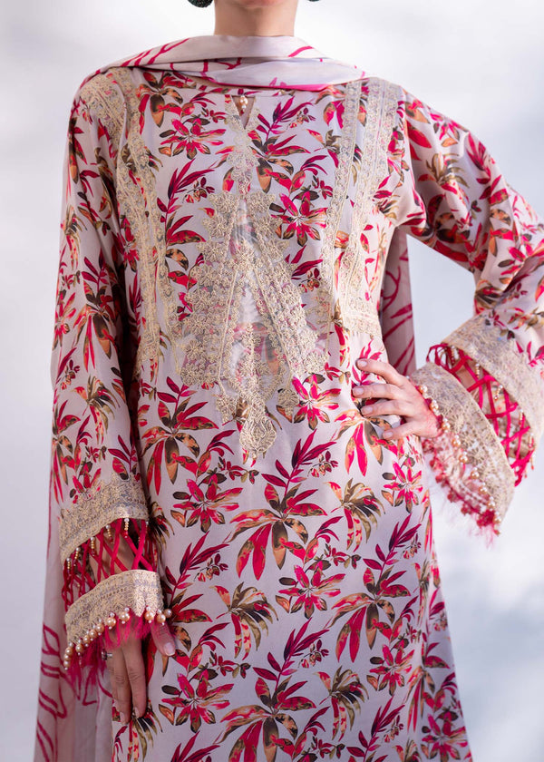 Myeesha | Lamhay Luxury Lawn 25 | Gulab by Myeesha - Designer Dress - Type: Ladies Clothes - Available at Libayah - 100% Original