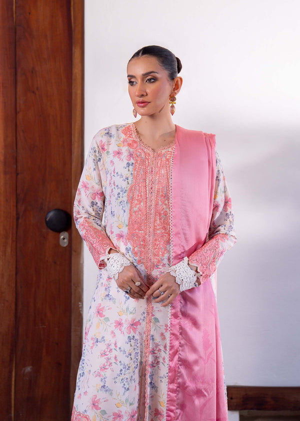 Myeesha | Lamhay Luxury Lawn 25 | Nazneen by Myeesha - Designer Dress - Type: Ladies Clothes - Available at Libayah - 100% Original