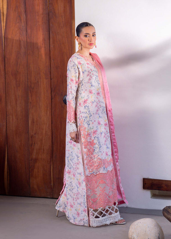 Myeesha | Lamhay Luxury Lawn 25 | Nazneen by Myeesha - Designer Dress - Type: Ladies Clothes - Available at Libayah - 100% Original