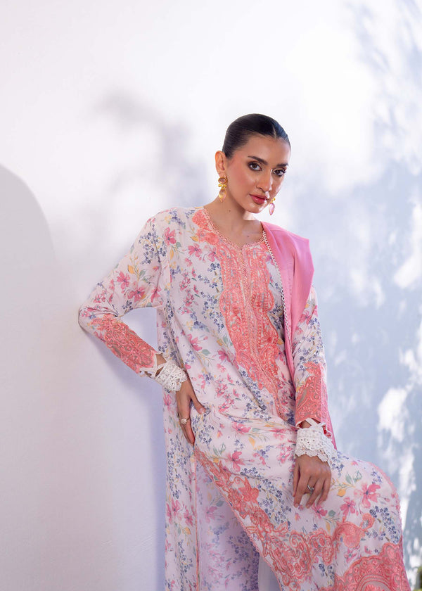 Myeesha | Lamhay Luxury Lawn 25 | Nazneen by Myeesha - Designer Dress - Type: Ladies Clothes - Available at Libayah - 100% Original