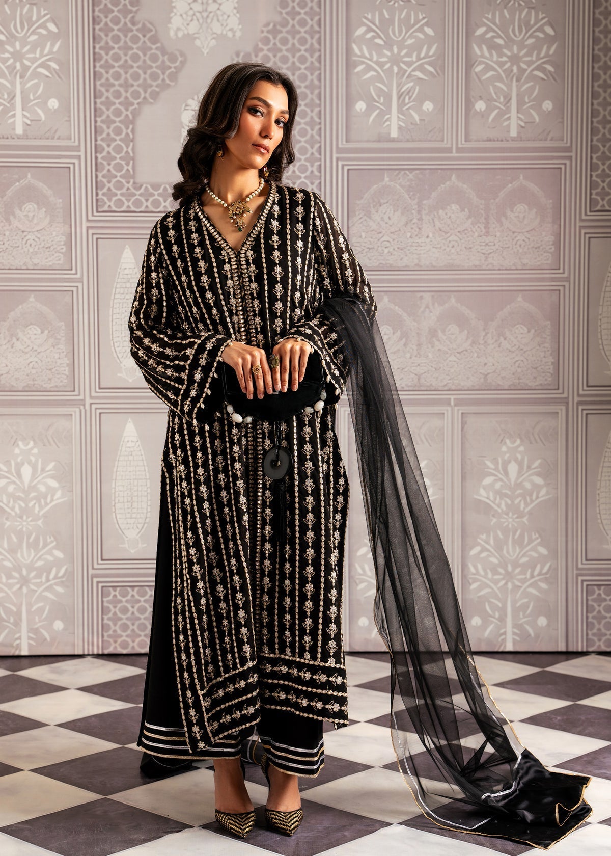Mahgul | Echoes of Elara | Izzah by Mahgul - Designer Dress - Type: Ladies Clothes - Available at Libayah - 100% Original